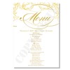 10 x Wedding Menu Party Menu Table Cards A6