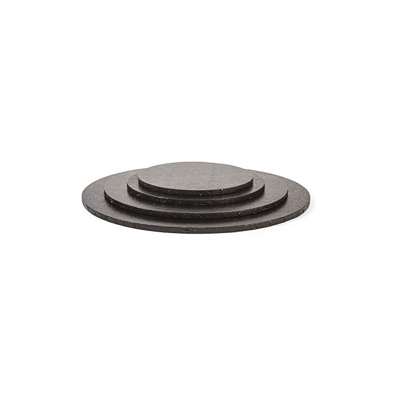 Decora 0931760 Sottotorta Tondo Nero Ø 25 X H 1,2