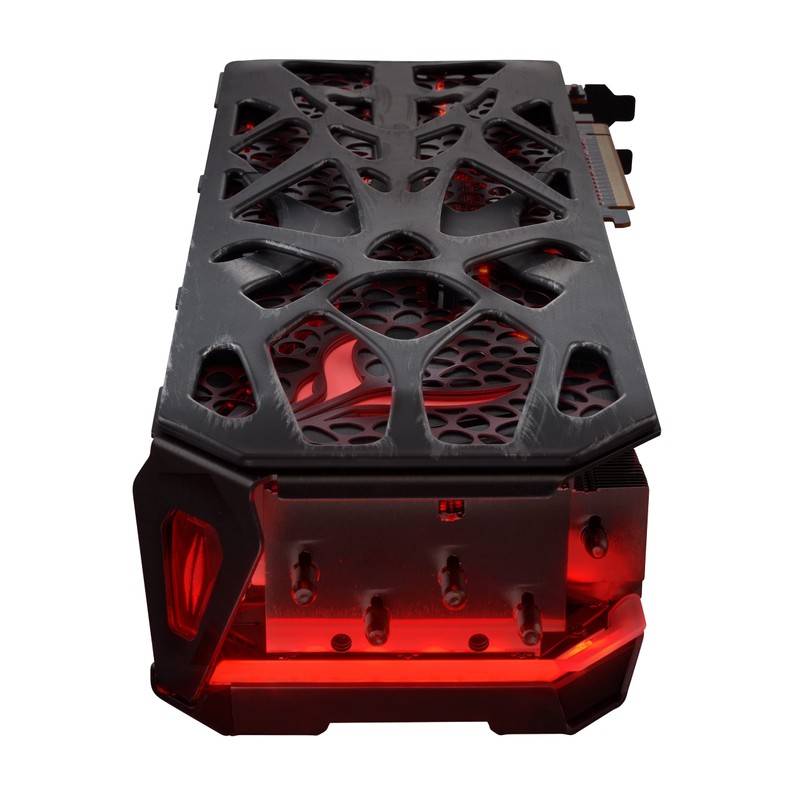 PowerColor Devil Skin Swappable Backplate - Generative (for Red Devil