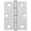 Flat Tipped Butt Hinge w/Removable Pin, 2" x 2-1/2", White