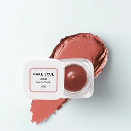 Mechsoul Artist Lip & Cheek 4.5g, 08 Mauve Pink Nude, 1 piece / 메크쏘울 아티스트 립앤치크 4.5g, 08 모브 핑크 누디, 1개