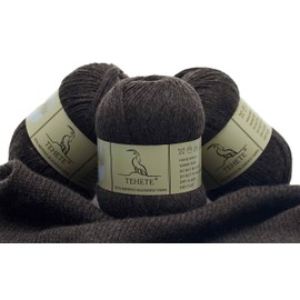 TEHETE Wool for Knitting and 35% Merino Wool Hand Knitting Yarn, 3 Balls x 50 g, Soft and Light