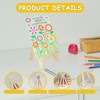 Pack of 8 Mini Easel, Picture Frame Display Easel, Wooden