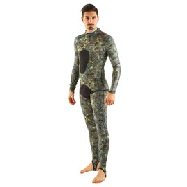SEAC Pirana Lycra Camouflage Jumpsuit - Use Alone or Over Neoprene Suit