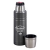 Gentlemen's Hardware Unisex's GEN329 Hip Flask, Gunmetal, 180 ml