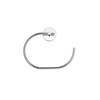 Croydex QM411541 Flexi-Fix Pendle Towel Ring, Chrome, 170 x 200