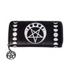 Banned Tanith Pentagram Moon Phases Wicca Occult Hexeri Wallet, black
