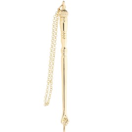 SAFIGLE Jewish Present Bible Reading Pointer Tool：Golden Metal Finger Pointer for Accurate Scripture Reading, Ergonomic Design for Comfortable Use in Home, Church, School, or Travel Golden Onion Top