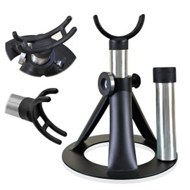 OdontoMed2011 Metal Hoof Stand with Easily Adjustable Height Hoof Farrier Stand for Horse Comfortable Cradle & Post PVC Grip Hoof Care Tools Veterinary Instruments ODM-STD-01