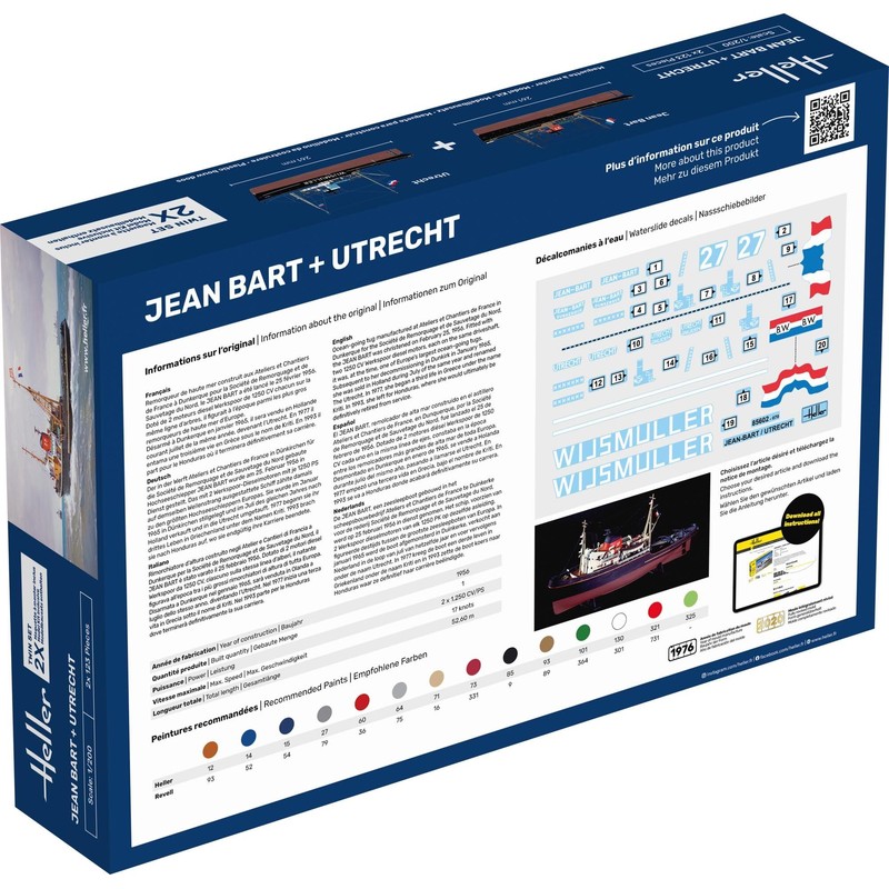 Heller 55602 Starter Kit Jeans Beard + Utrecht Twinset 1/200