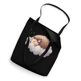 Sleepy Hedgehog Cloud Sleeping Animal Hedgehog Sleeping Tote Bag