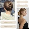 Pack of 4 Women's Hair Bun Maker, Bun Maker, Magic