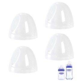 Dome Caps Compatible with Lansinoh Baby Bottle, Replacement Lids, Pack of 4