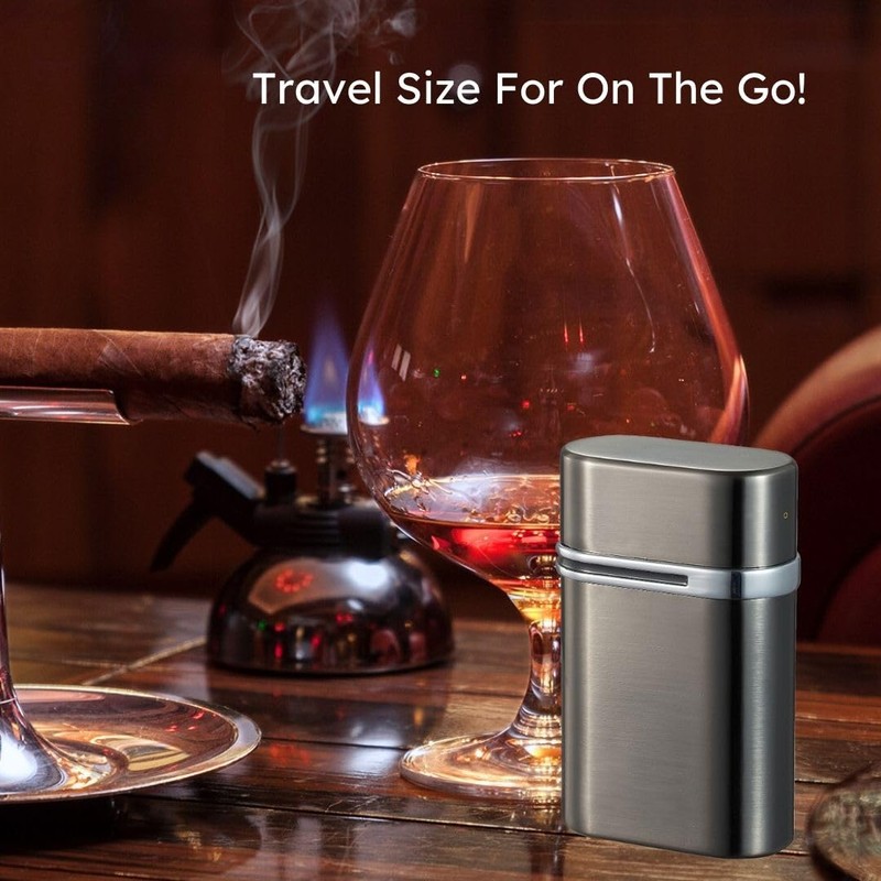 Visol Triflow Butane Torch Lighter Triple Flame Refillable Gas Lighter,