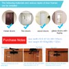Onarway Adjustable Automatic Size 3 Spring Hydraulic Door Closer/Closure Aluminum