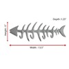 Decorative Fish Bones Wall Mount Towel Rack by Comfify -