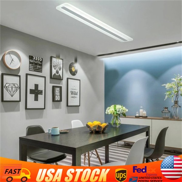 Unbranded LED Strip Modern Ceiling Light Dimmable Nordic Style Lamp