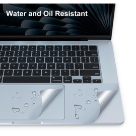 Palm Rest Cover Skin Compatible with Apple 2025 MacBook Air 15 inch M4 chip A3241, MacBook Air 15.3-inch Laptop TrackPad Protector Skin Wrist Rest Protective Decals - Sky Blue