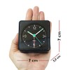 TFA 60.1013 Push Analogue Silent Alarm Clock - Sweep Movement