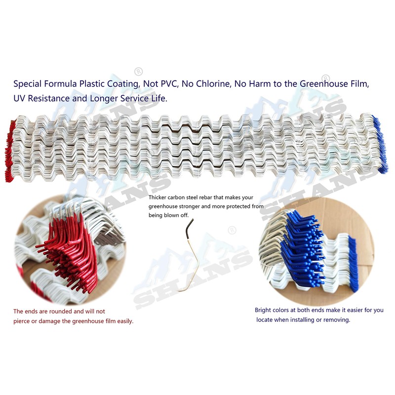 SHANS Greenhouse Channel & Wire, C-Channel & Spring Wire Set,