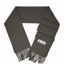 Glory Max Unisex Plain Solid Color Winter Scarf Cashmere Feel Soft Classic 72"x12" (Dark Gray)