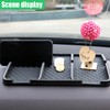 GAOLAOSY Bling Rhinestone Car Dashboard Mat, Anti-Slip Auto Dash Tray,