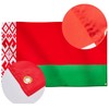 Runesol Belarus Flag, 91x152cm, 3ft x 5ft, 4 Grommets, Eyelet