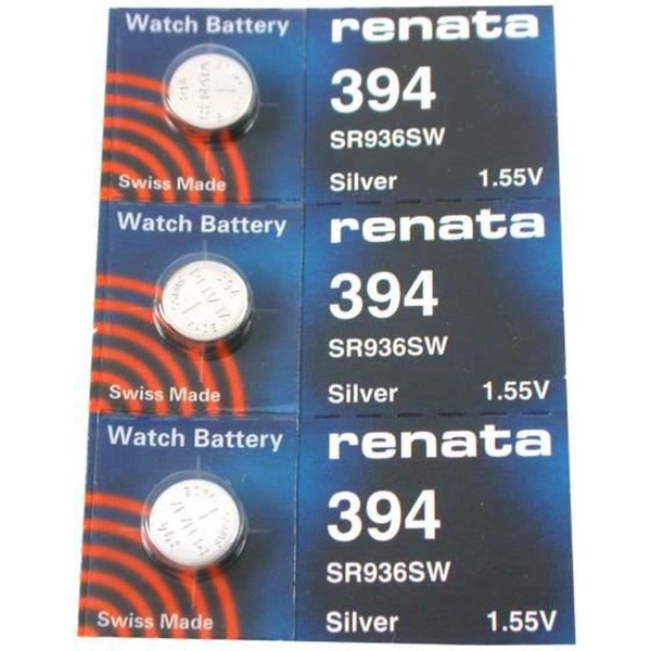 #394 Renata Watch Batteries 3Pcs