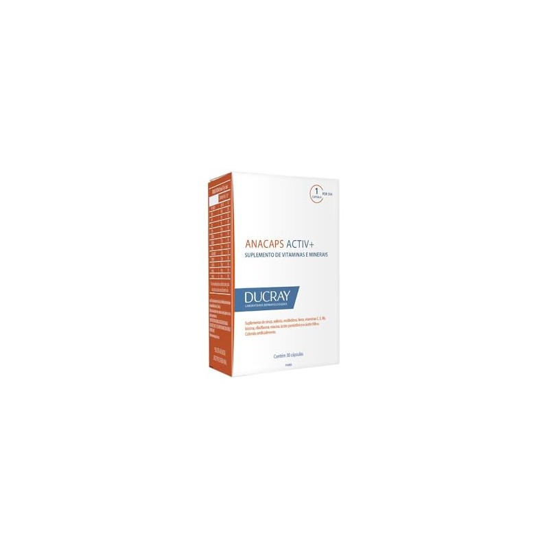 Ducray Anacaps Activ+, 30 ct.