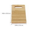 Tomaibaby Mini Washboard Wooden Washing Board Household for Students Clothes