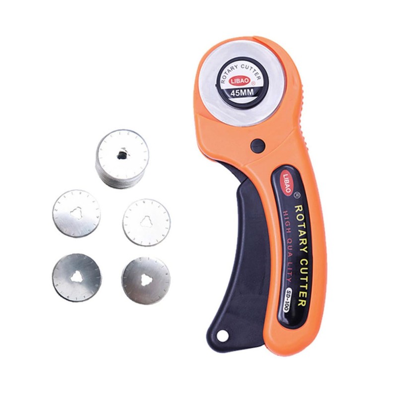 Tofficu 1 Set Manual Cutter Machine Rotary Circle Paper Cutter