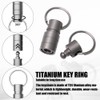 Neikafan Key Rings Titanium Key Ring Removable Key Rings with