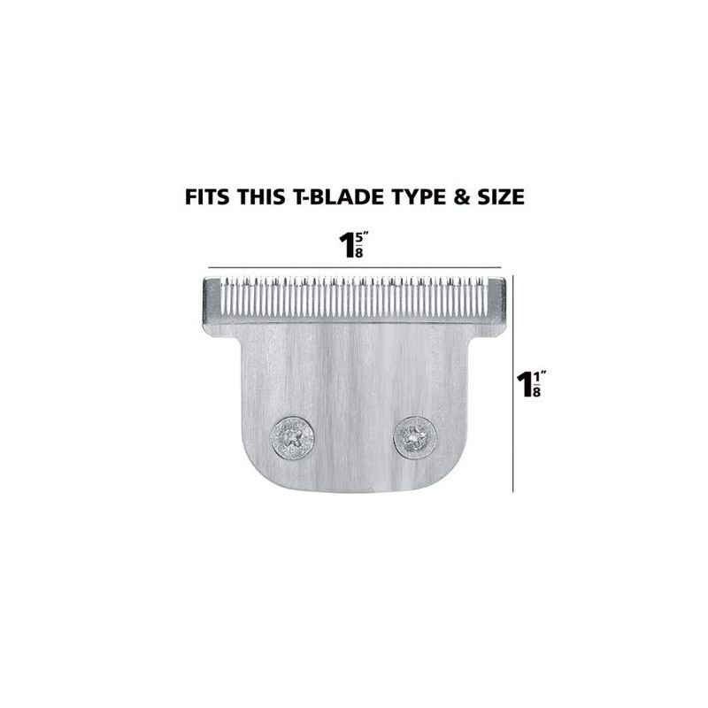 Replacement Detachable Trimmer Replacement T-Blade for Select Wahl Trimmers