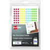 Avery See Thru Colour Coding Round Labels, 1/4" Dots, 648