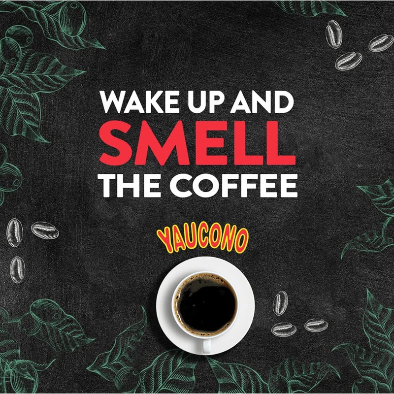 Yaucono Ground Coffee Bagged, 8 Ounce (Pack of 10)