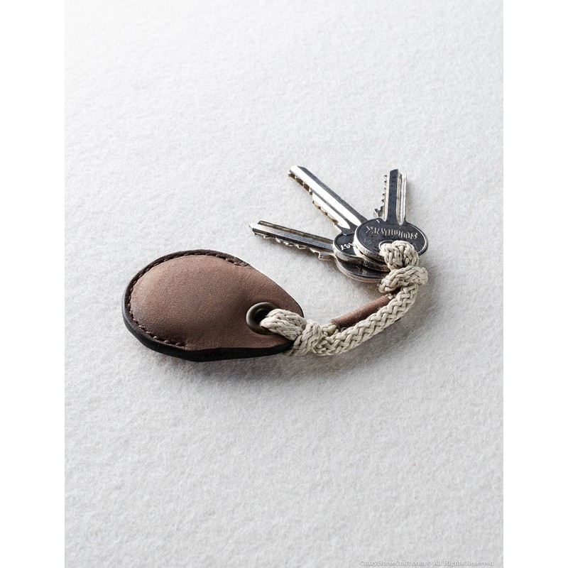 Crazy Horse Craft Nordic Lithuania Airtag Case Leather Key Chain