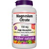 Webber Naturals Citrato De Magnesio 150 Mg, 250 Cápsulas, Al
