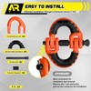 AUTORICH Safety Chain Connector Link, 1/2IN Tow Hitch Hammerlock Coupling
