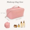 CCAIPU Travel Makeup Bag, Large Capacity Cosmetic Bags for Women
