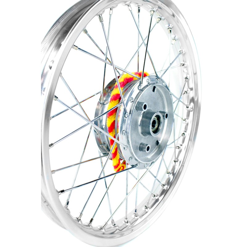 Hub cleaning rings WÜMA red/yellow Set (Front & Back) for
