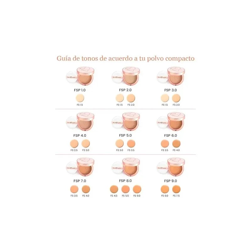 Base de maquillaje en polvo Beauty Creations Flawless Stay tono