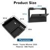 BIBLOZ Hidden Storage Box and Center Console Armrest Organizer for
