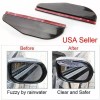 Unbranded SIDE REAR VIEW MIRROR FLEXIBLE RAIN BOARD SUN VISOR