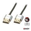 LINDY 1m CROMO LINE HDMI 2.0 Type-A 4K Ultra Thin