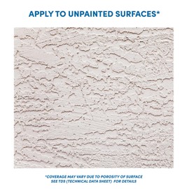 Rain Guard Water Sealers SP-7004 Stucco Sealer 1 Gallon - Clear Natural Finish - Deep Penetrating Water Repellent Protection for Unpainted Stucco Surfaces - Water-Based Silane/Siloxane