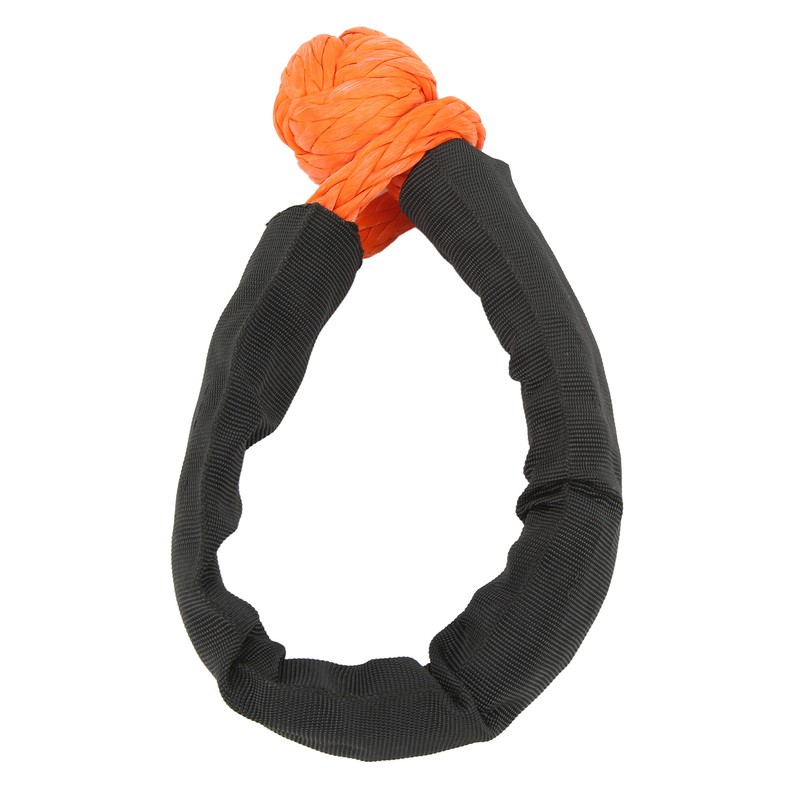 9mm Soft Shackle Recovery Rope 2PCS Orange Portable Lightweight 14