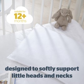 Silentnight Safe Nights Cot Bed Anti Allergy Pillow 2 Pack - Quality Luxury Soft Comfy Crib Cotbed Nursery Pillows For Baby Babies Kids Toddler Children - Hypoallergenic Machine Washable Two Pillows