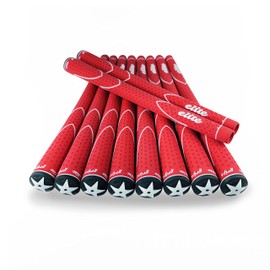 elitegrips Golf Grips X360 M60 10 Pack Red No Backline