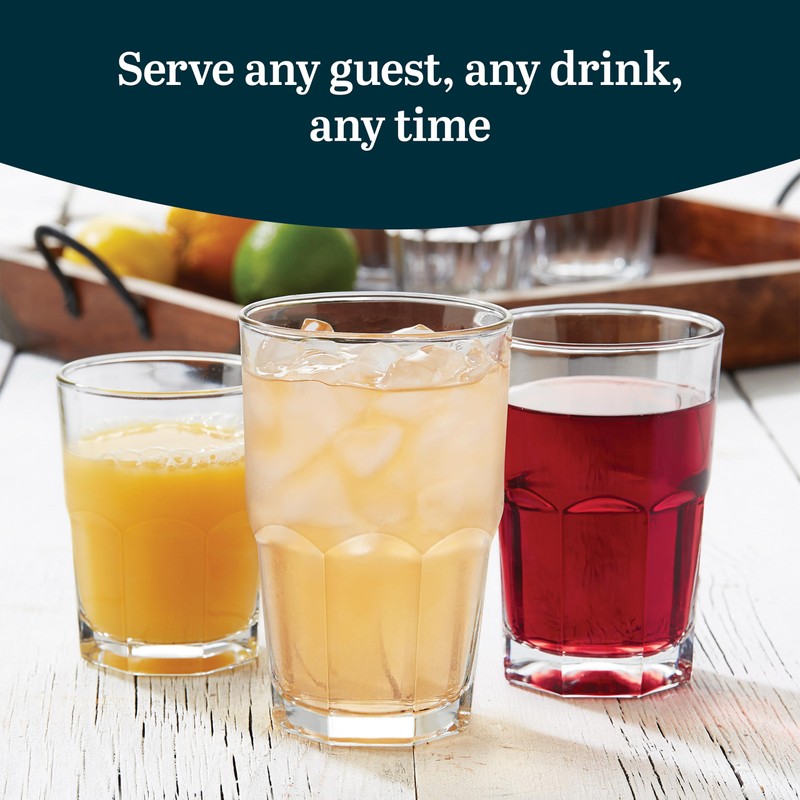 Libbey Boston Tumbler, Rocks, and Juice Glasses, 18 Piece Classic