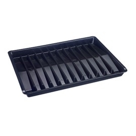 Westmark Shoe/Boot Tray, Black, 37.8 x 27.5 x 2.7 cm